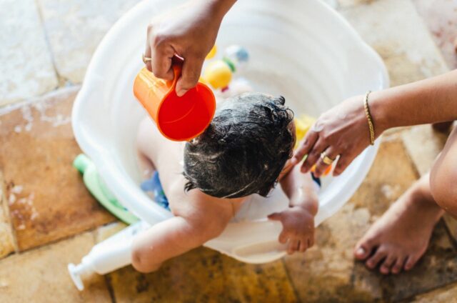 bain bébé routine quotidienne-baby journal