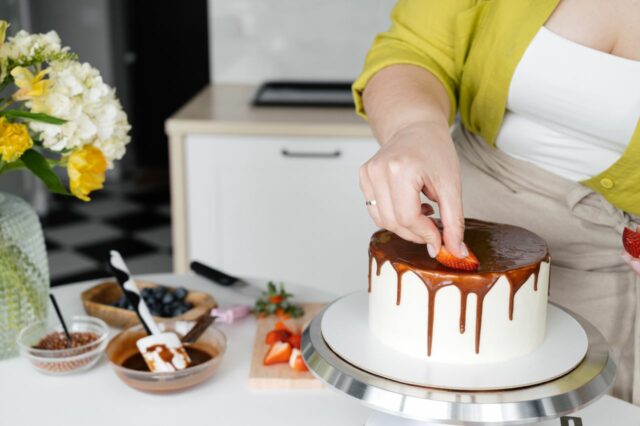 gâteau de naissance décorer-baby journal